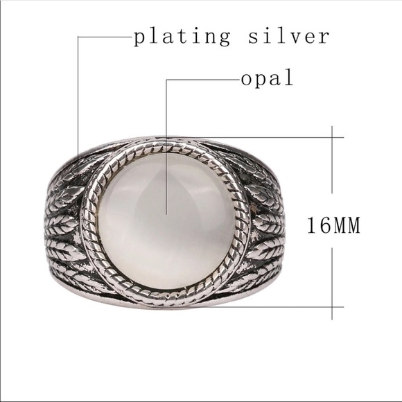 FASHION OPAL RING - Picture 4 of 5